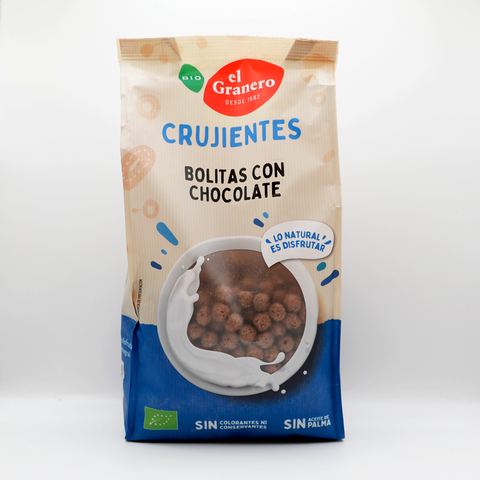 Bolitas de cereales con chocolate ecológicas - 300g