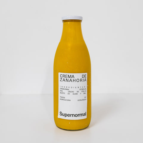 Crema de zanahoria ecológica