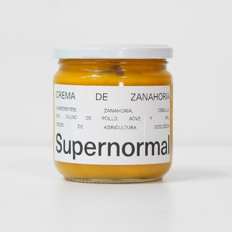 Tarro de cristal 300 ml con crema de zanahoria