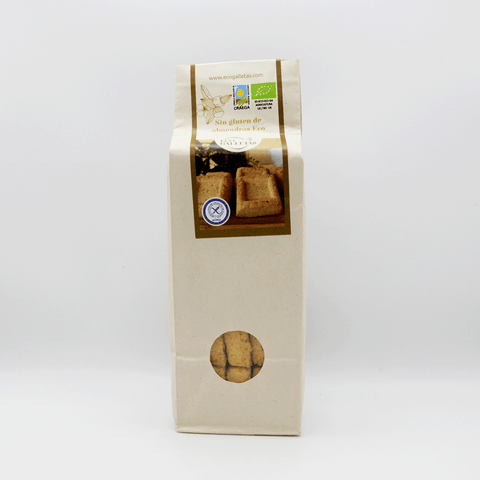 Galletas de almendras sin gluten ecológicas - 250g