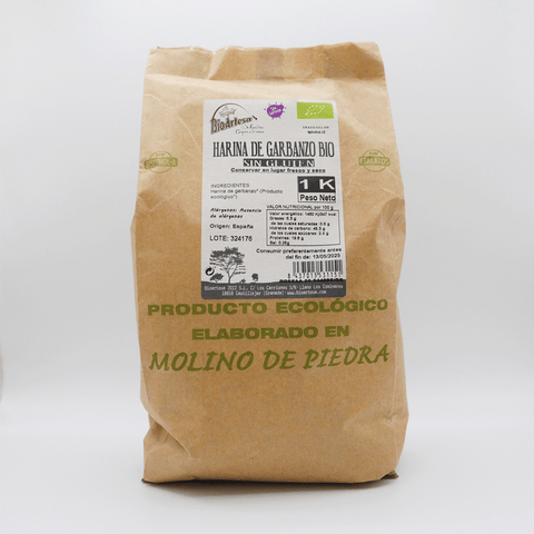 Harina de garbanzos sin gluten ecológica - 1kg