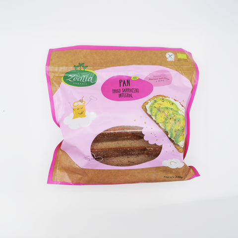 Pan integral trigo sarraceno sin gluten - 330g