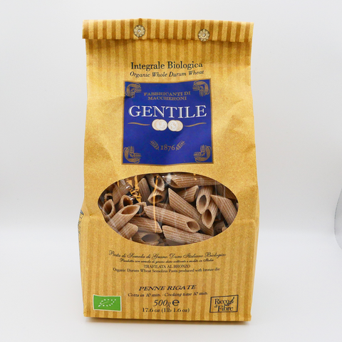 Penne rigate integral Gentile ecológico - 500g