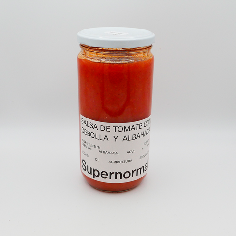 Salsa de tomate con cebolla y albahaca Supernormal