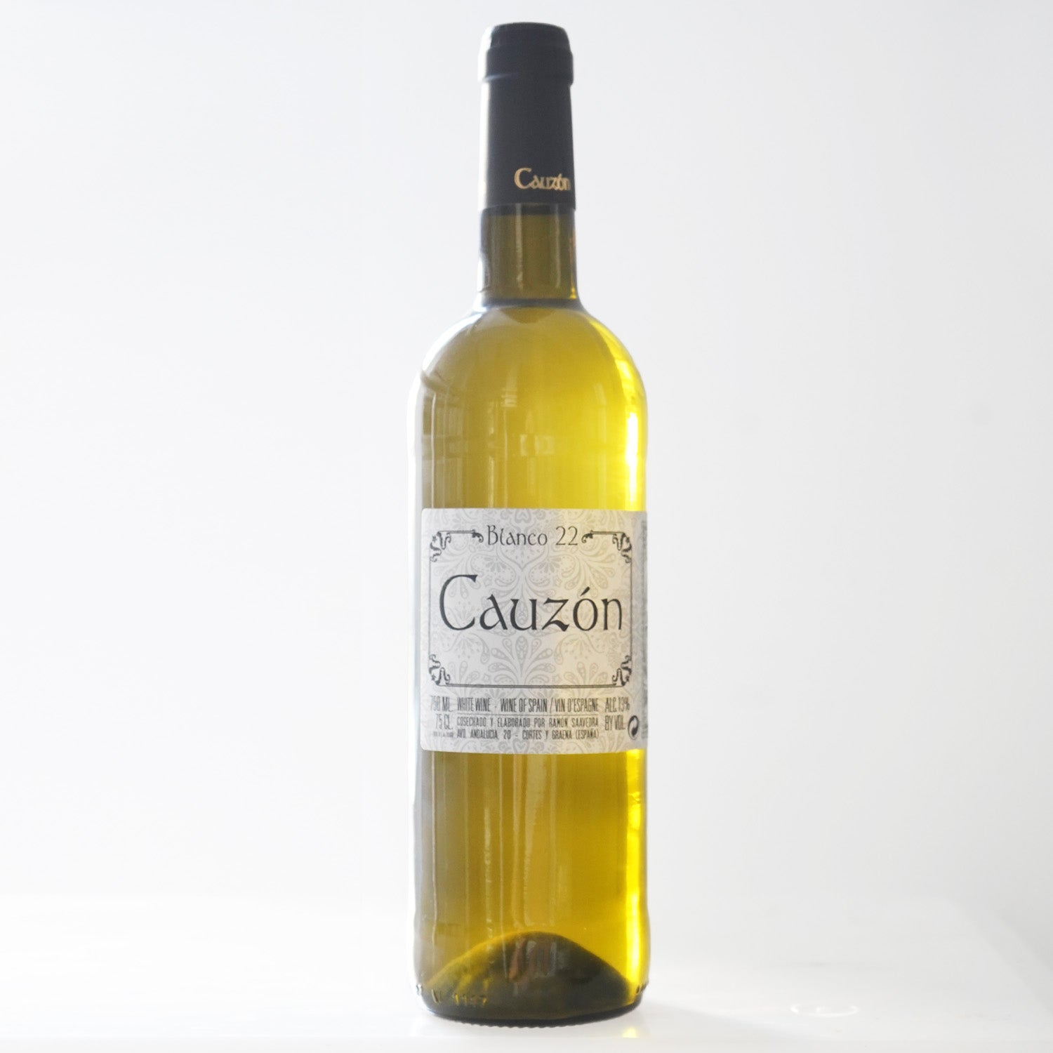 Vino blanco natural Cauzón - Botella 75cl