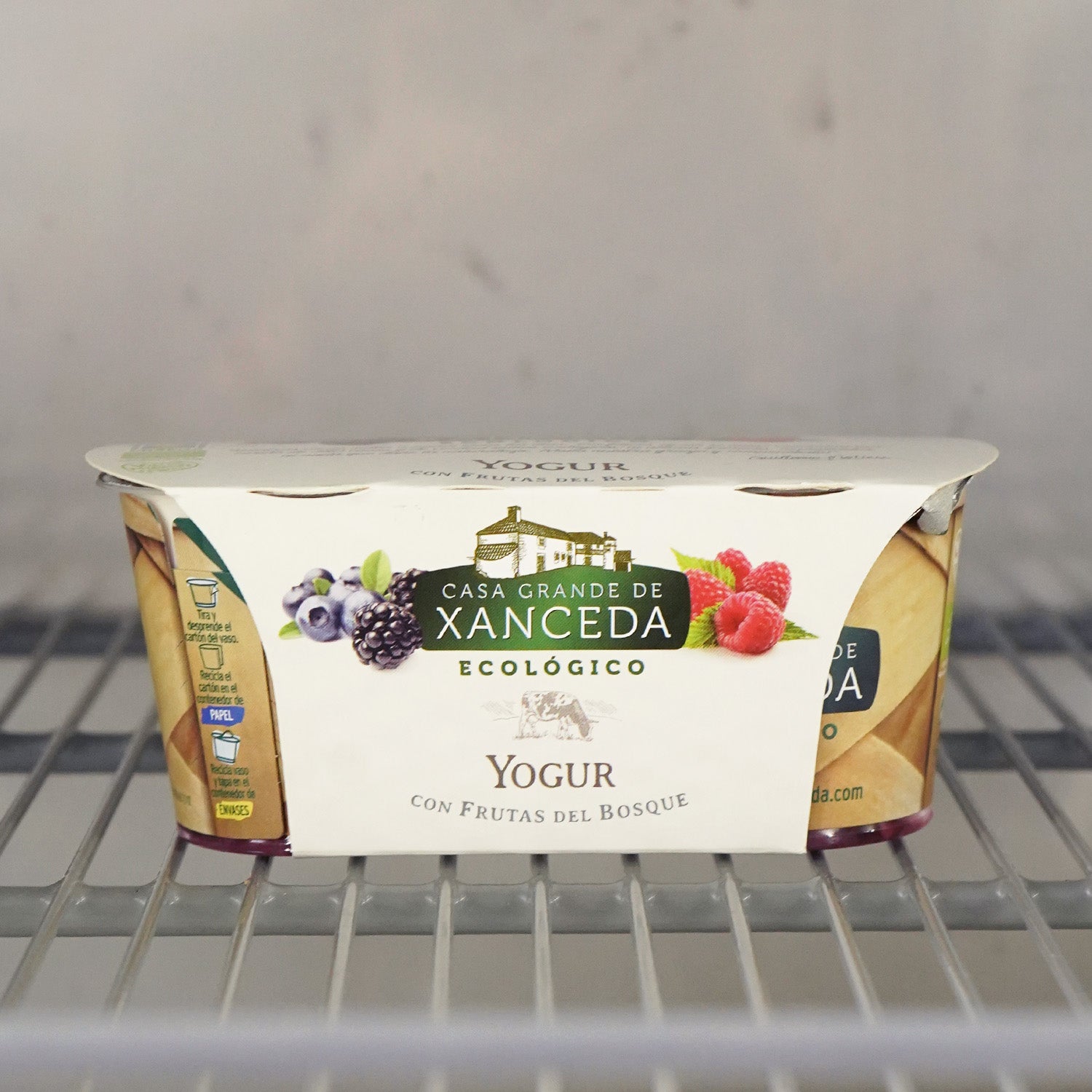 Junior Yogur ecológico con LGG® con fresas - Casa Grande de Xanceda