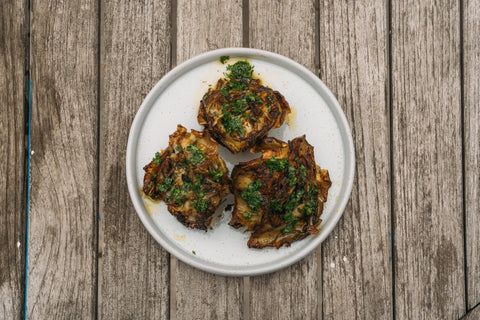 Alcachofas asadas estilo romano