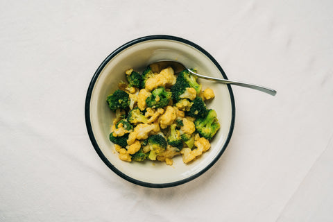 Menestra de brócoli y coliflor