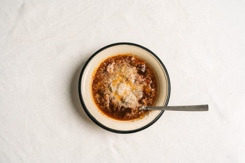 Sopa con base de sofrito