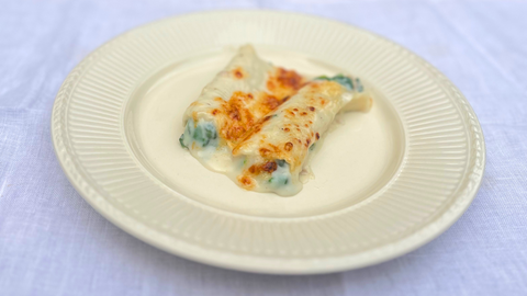 RECETA CANELONES DE ESPINACAS