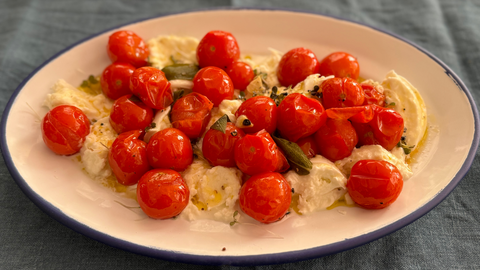 TOMATES CHERRY AL HORNO