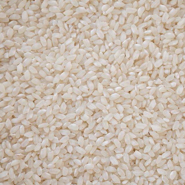 Detalle arroz blanco ecológico