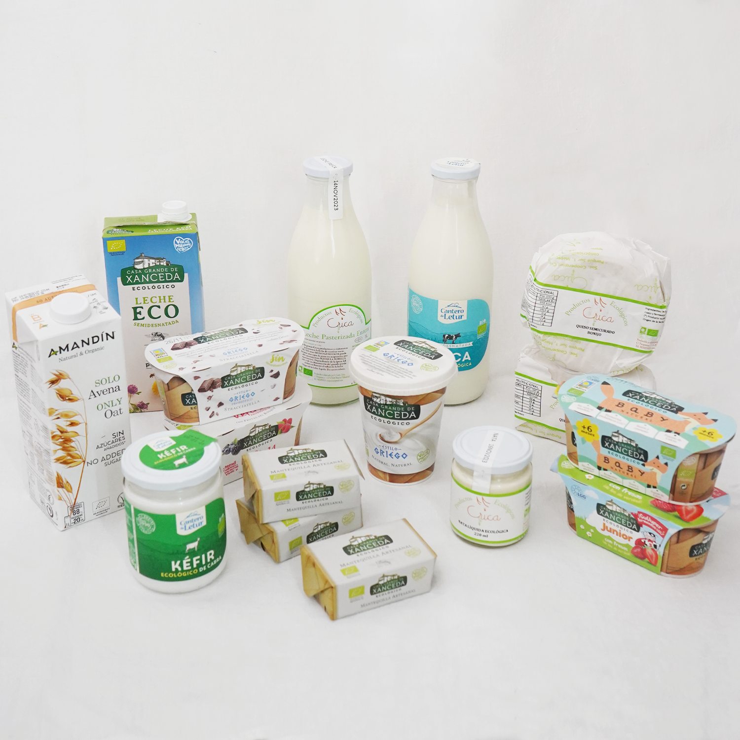 Selección de lácteos ecológicos