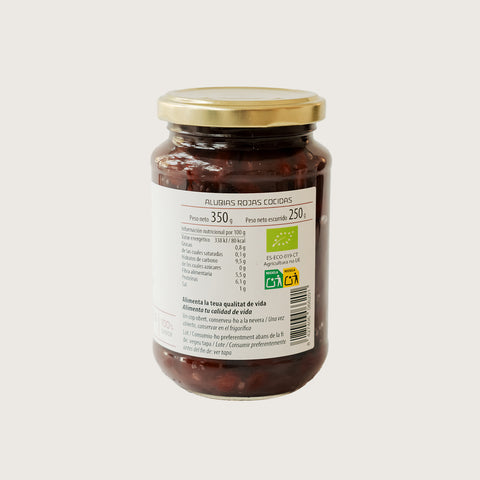 Alubia roja cocida ecológica