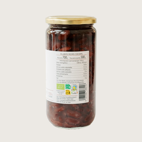 Alubia roja cocida ecológica