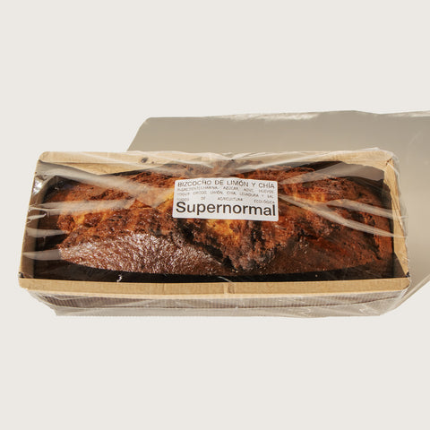 Bizcocho de limón y chía Supernormal