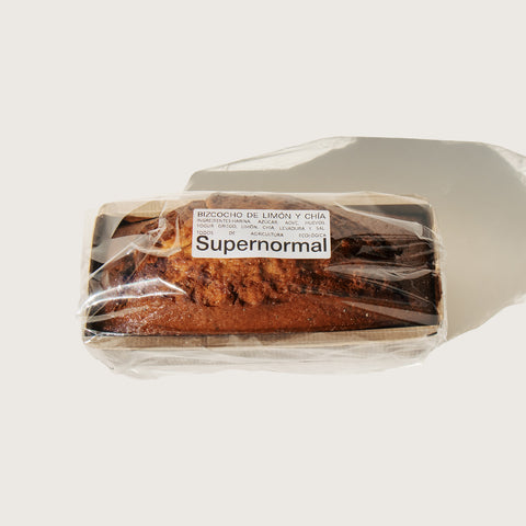 Bizcocho de limón y chía Supernormal