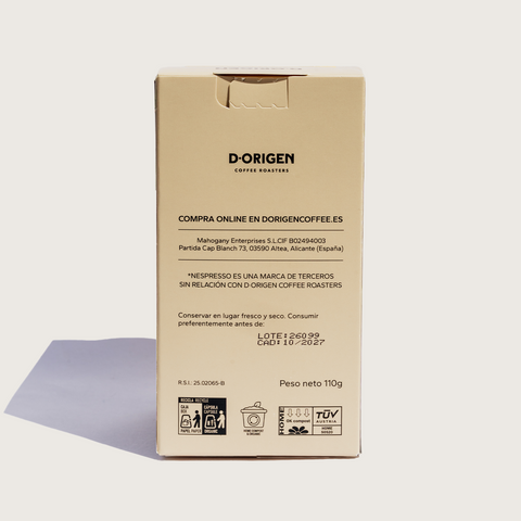 Cápsulas de café de especialidad ecológico Santa Teresa