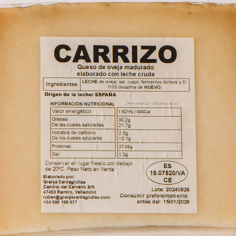 Queso Carrizo cantagrullas - 425g