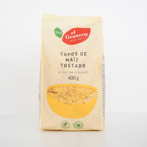 Copos de maíz tostado ecológico - 400g