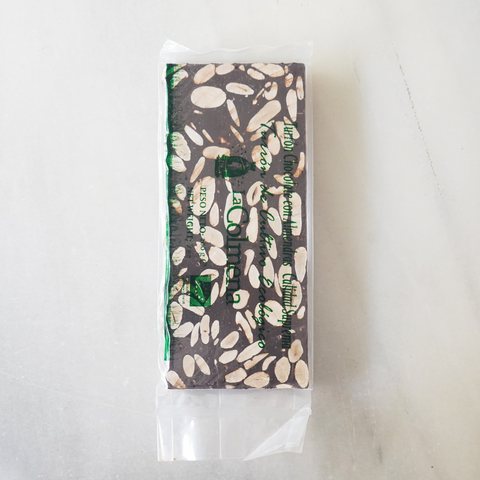 Turrón de chocolate negro y almendras ecológico - 200g