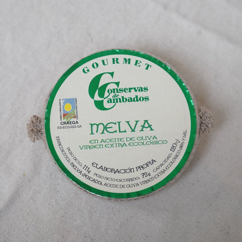 Lata melva en aceite de oliva ecológico