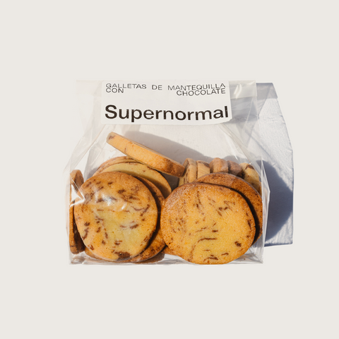 Galletas de mantequilla con chocolate
