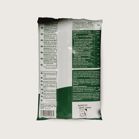 Palomitas de maíz ecológicas para microondas - 90g