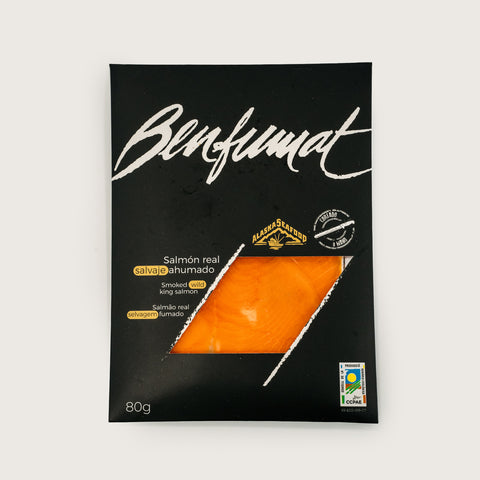 Salmón ahumado salvaje ecológico - 80g