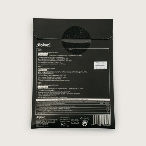 Salmón ahumado salvaje ecológico - 80g