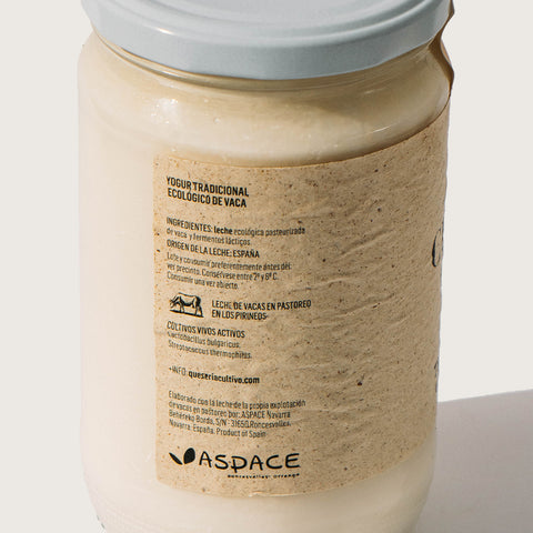Yogur tradicional ecológico CULTIVO - 670g