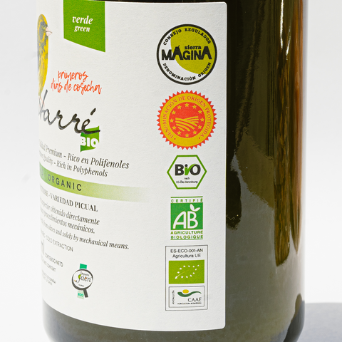 Aceite de oliva virgen extra ecológico Pintarré - 500ml