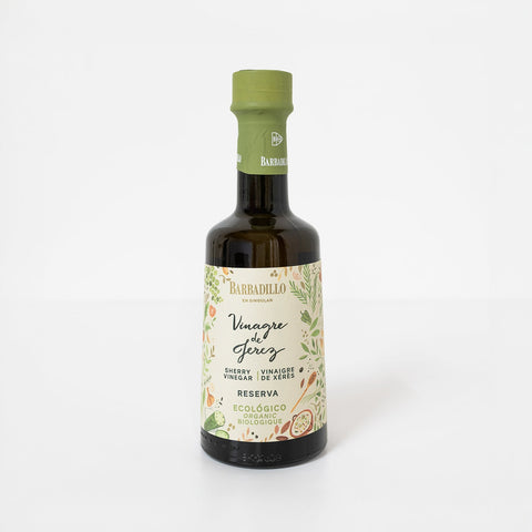 Botella de vinagre de jerez