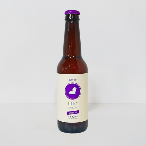 Cerveza ecológica Happy Trip sin gluten - botella 33cl