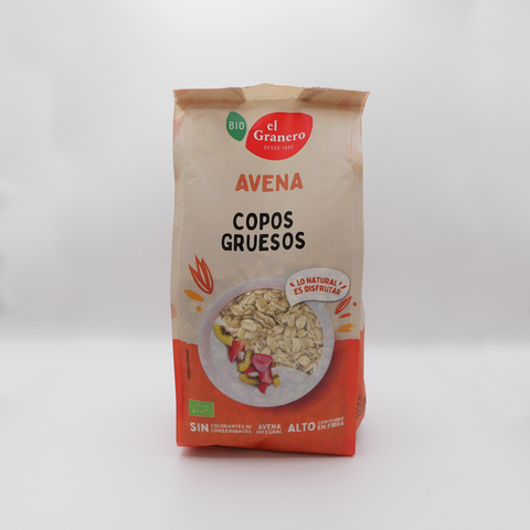 Copos gruesos de avena integral ecológicos - 500g