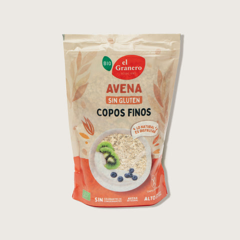Copos de avena finos sin gluten - 250g