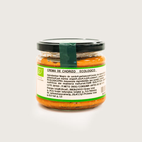 Crema de chorizo ecológica - 270g