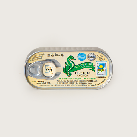 Anchoas en aove ecológico - 7/9 filetes