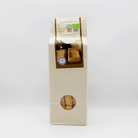 Galletas de almendras sin gluten ecológicas - 250g