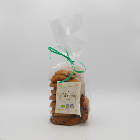 Galletas sin gluten de chocolate blanco y arándanos ecológicas - 150g