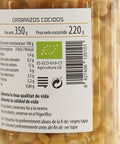 Reverso tarro de cristal garbanzos cocidos ecológicos