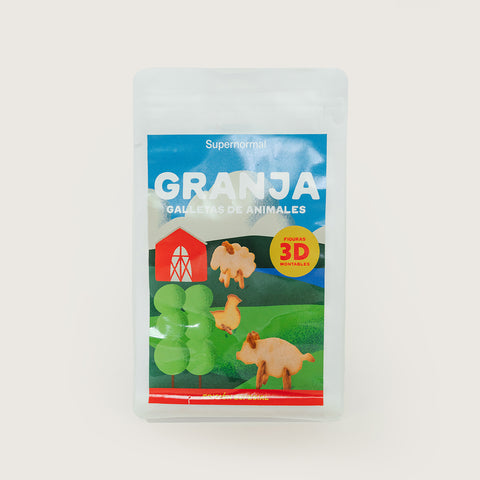Granja galletas de animales 3d