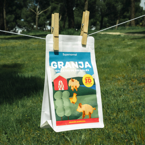 Granja galletas de animales 3d