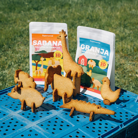 Sabana galletas de animales 3d