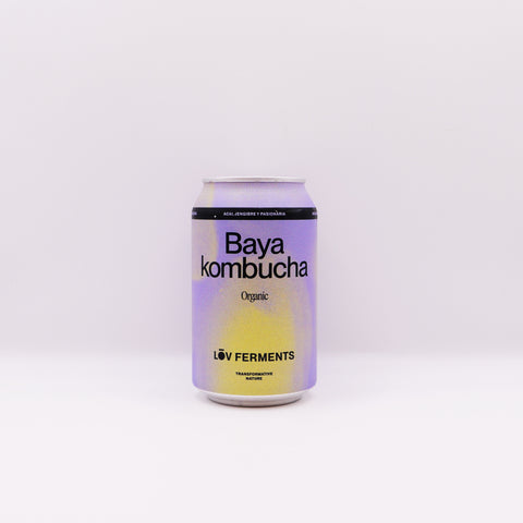 Kombucha ecológica de acai, jengibre y pasionaria - 330ml