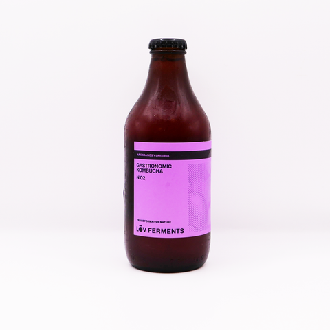 Kombucha ecológica de arándanos y lavanda - 330ml