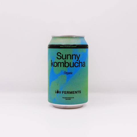 Kombucha ecológica de pera y flor de azahar - 330ml