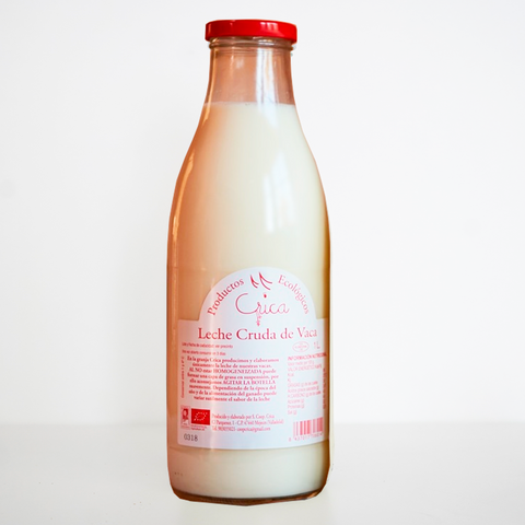 Leche cruda fresca ecológica - 1L