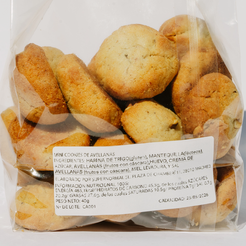Mini cookies de avellana Supernormal - 250g