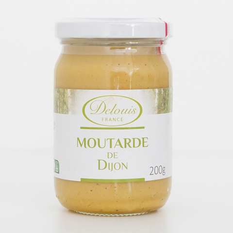 Tarro de mostaza de Dijon